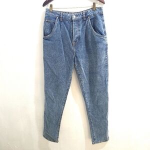 Refuge Denim | Blue Denim Mom Jeans Acid Wash